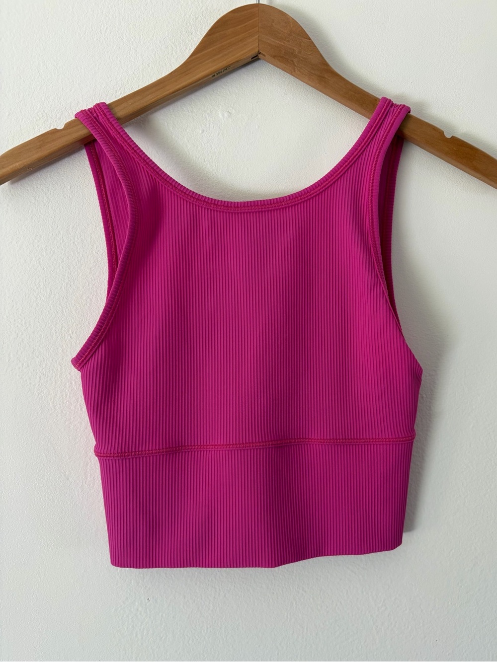 Lululemon Power Pivot Ribbed Fitted Reversible Tank Top In Pink